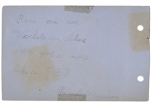 Large Walt Disney Autograph